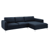 Ecksofa 5-Sitzer mit Ecke rechts, nachtblau